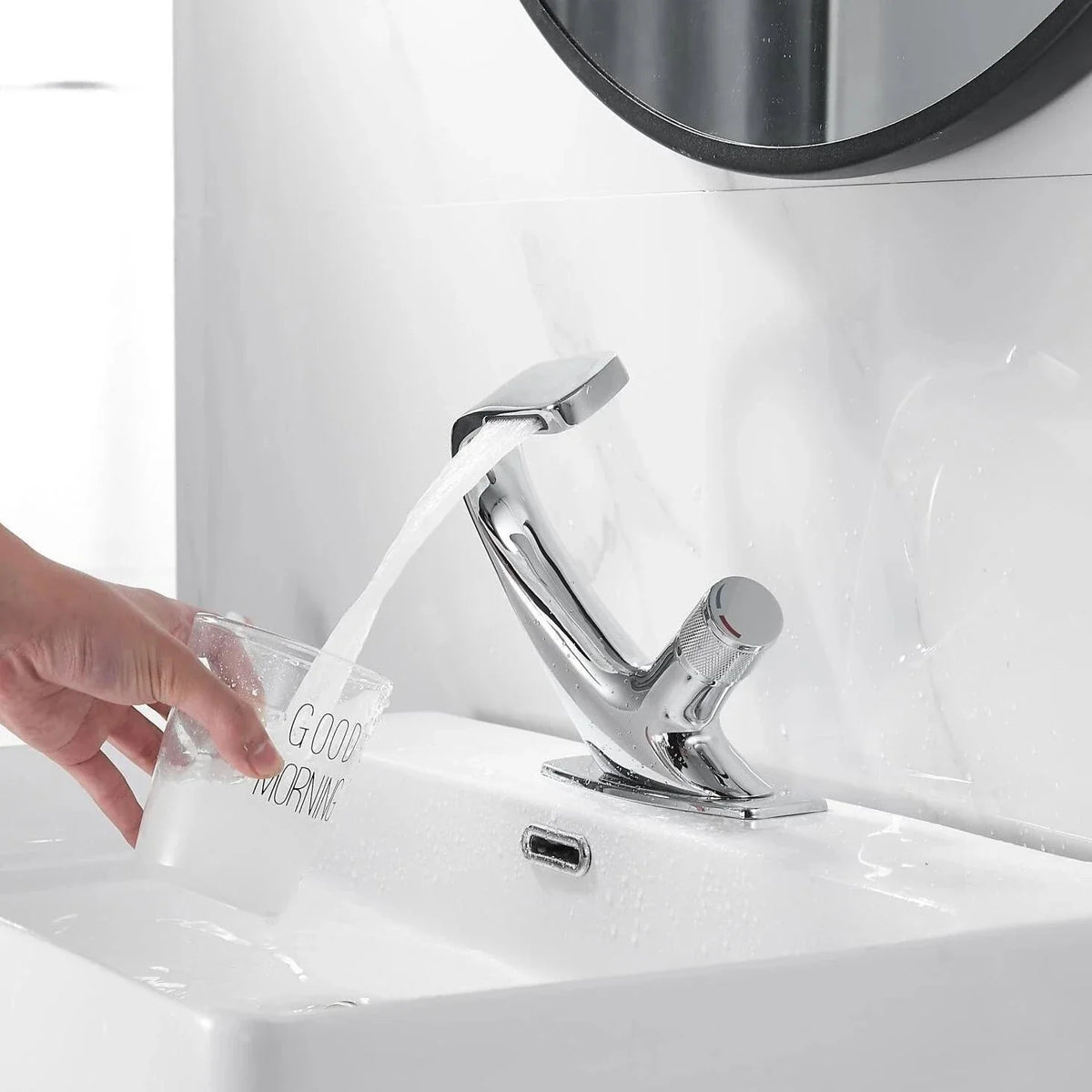 Robinet de lavabo cascade Perla