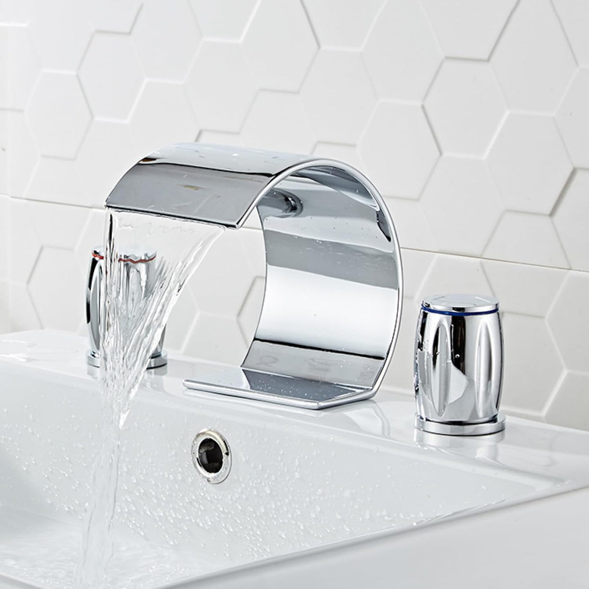 Robinet de lavabo 3 trous Sirena