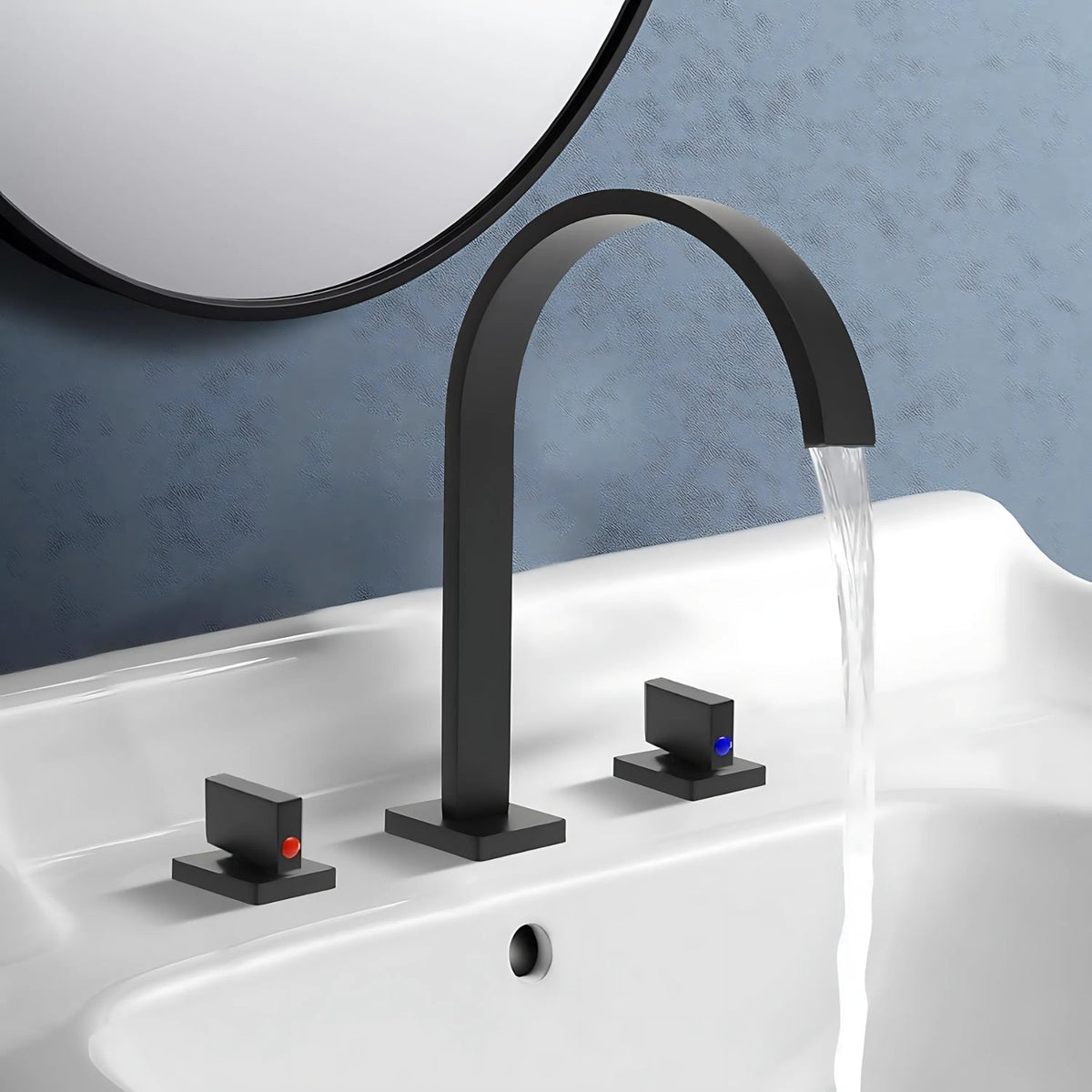 Robinet de lavabo 3 trous Rimini
