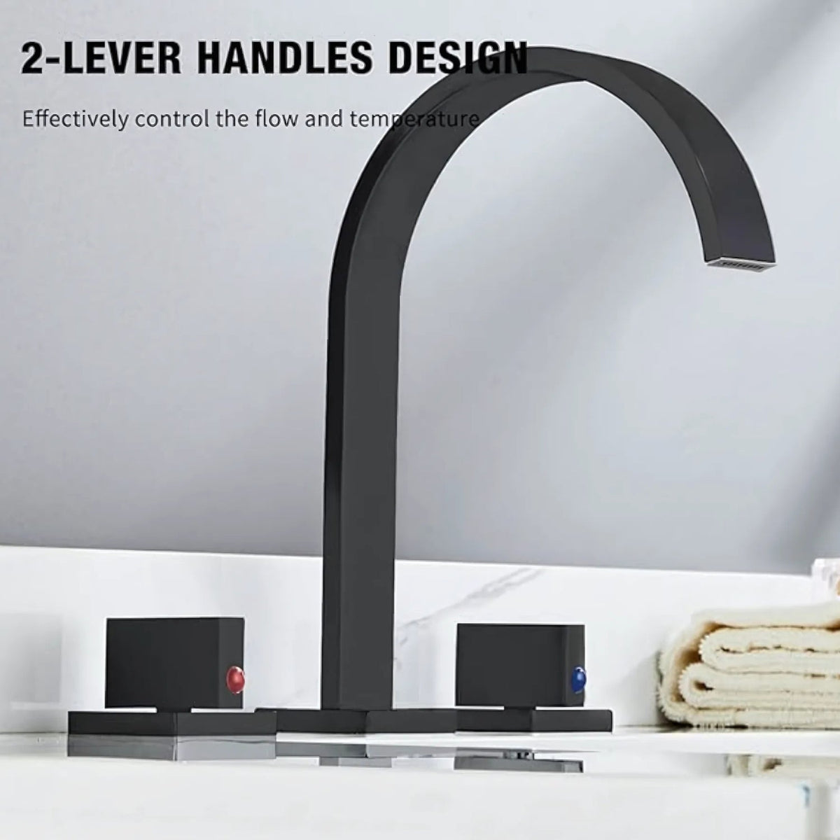 Robinet de lavabo 3 trous Rimini