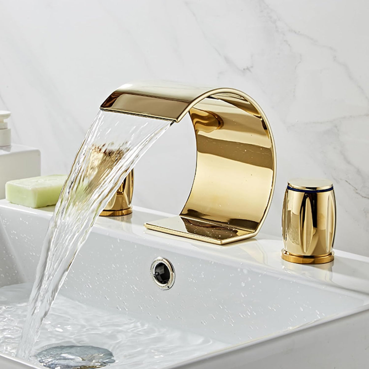 Robinet de lavabo 3 trous Sirena