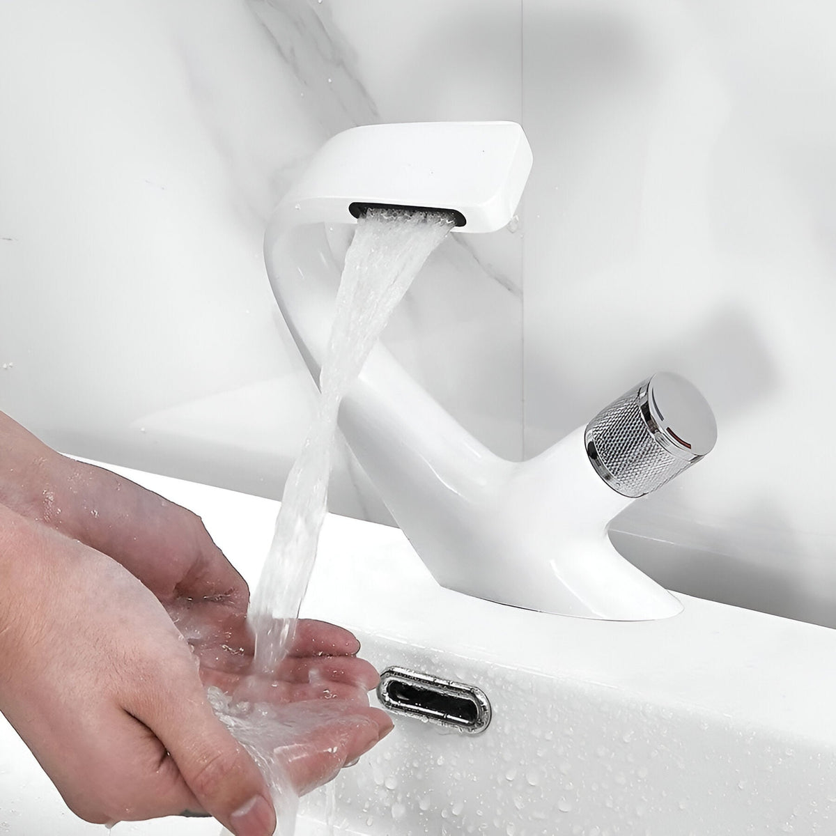 Robinet de lavabo cascade Perla